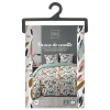 Douceur D'Intérieur Housse de couette 240x220 + 2 taies imprimées feuillages Sale