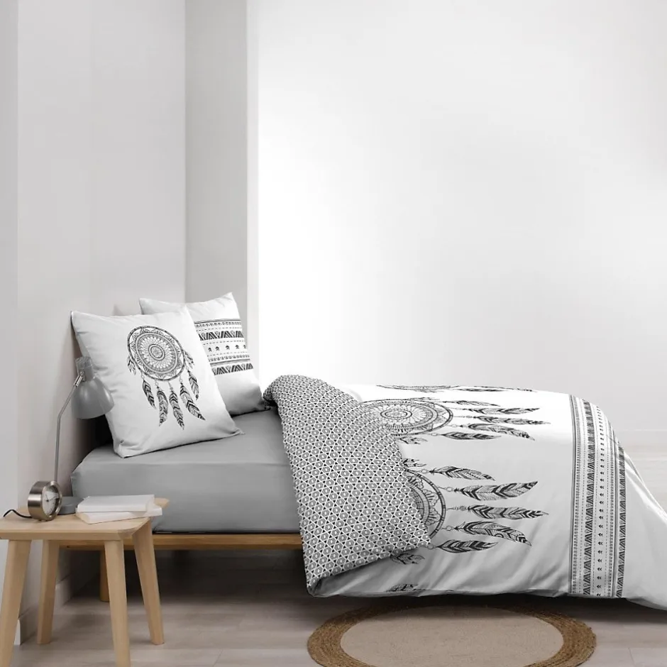 Douceur D'Intérieur Housse de couette 240x220 + 2 taies INDIAN DREAM 100% coton New