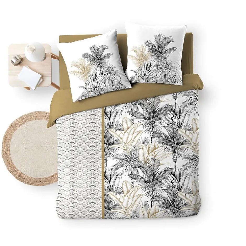 Douceur D'Intérieur Housse de couette 240x220 + 2 taies DAKAR 100% coton Online