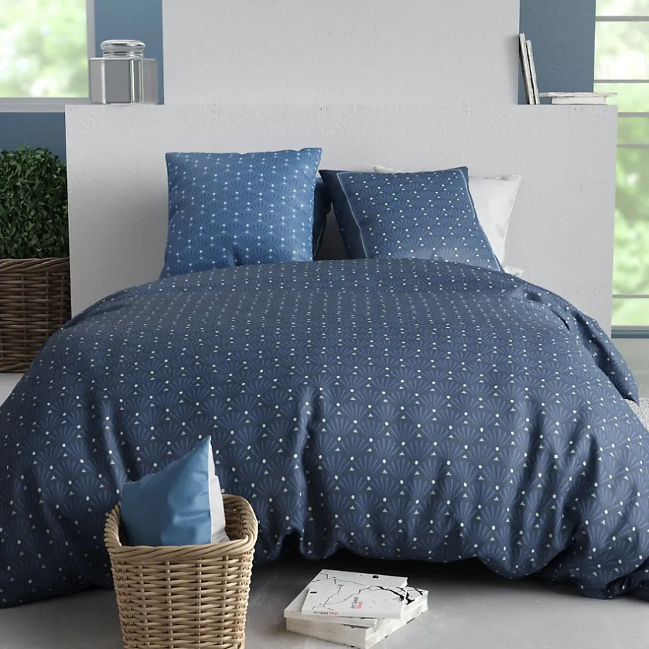 Atelier Du Coton Housse de couette 240x220 + 2 taies coton 57 fils Hot