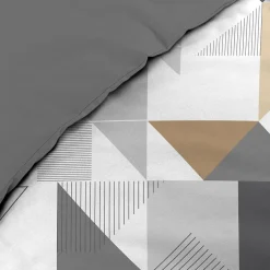 Douceur D'Intérieur Housse de couette 240x220 + 2 taies TRIGONE microfibre
