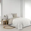 Douceur D'Intérieur Housse de couette 240x220 + 2 taies GEOMETRIQUE 100% coton 57fils Online