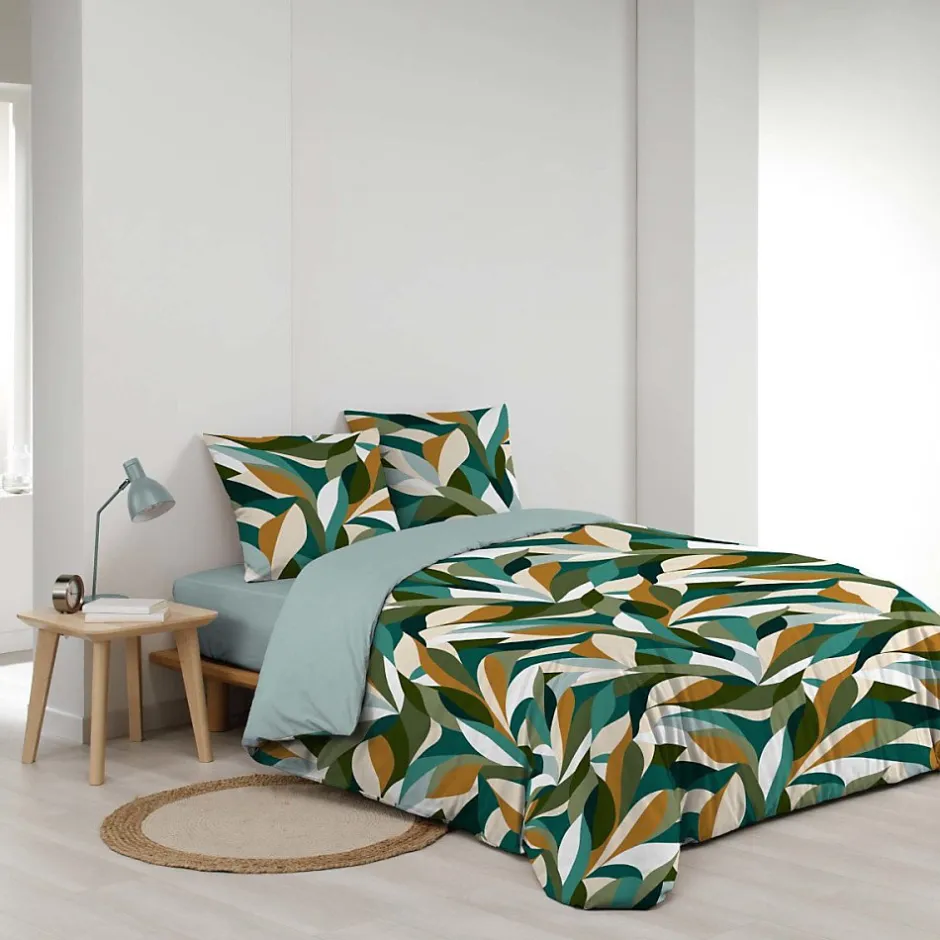 Douceur D'Intérieur Housse de couette 240x220 + 2 taies 100% coton
