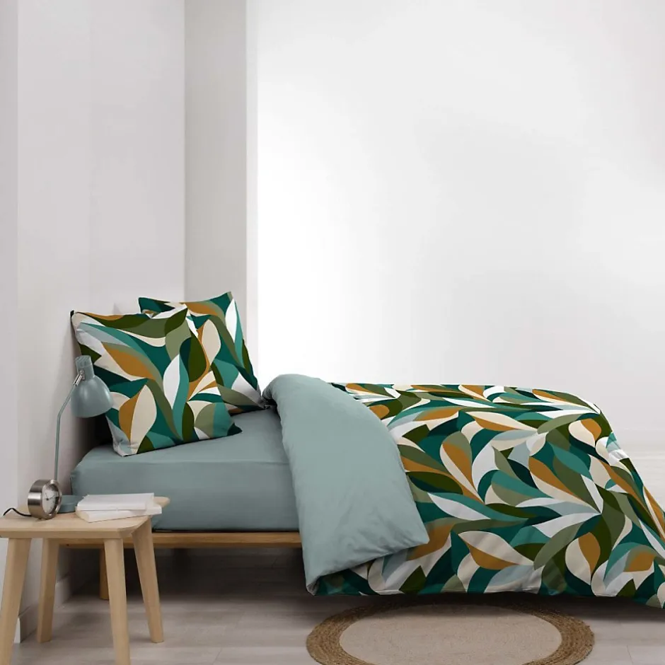 Douceur D'Intérieur Housse de couette 240x220 + 2 taies 100% coton