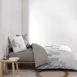 Douceur D'Intérieur Housse de couette 240x220 + 2 taies Goyave coton 57 fils New