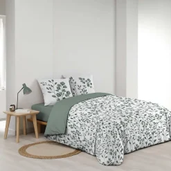 Douceur D'Intérieur Housse de couette 240x220 + 2 taies 100% coton 57fils Sale