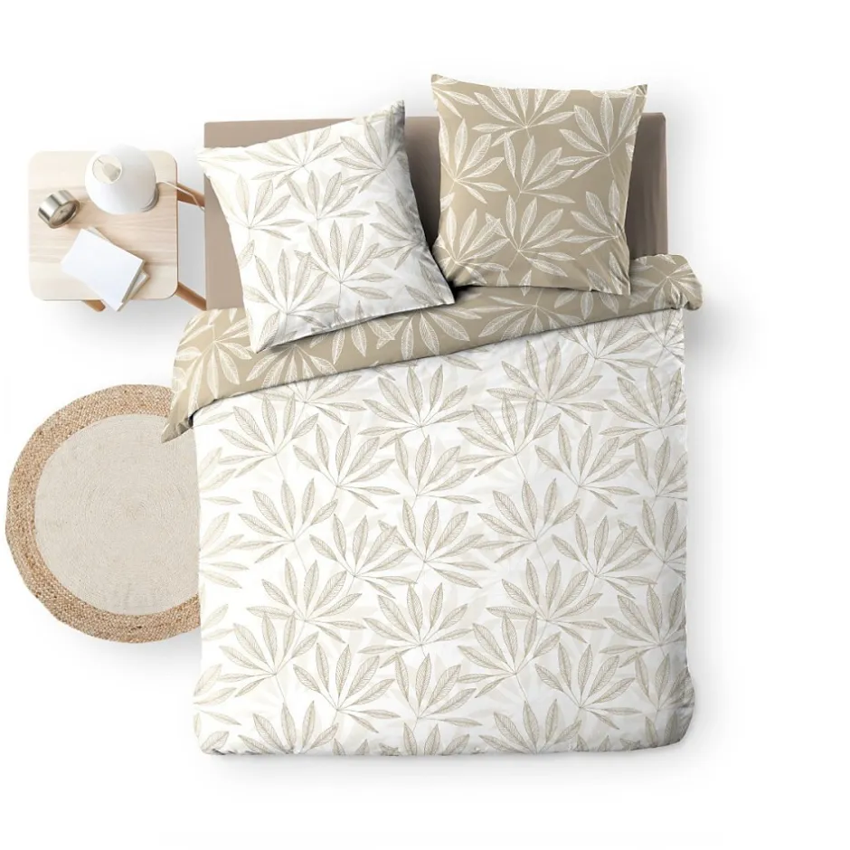 Douceur D'Intérieur Housse de couette 240x220 + 2 taies MALIA 100% coton Discount
