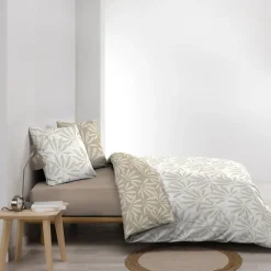 Douceur D'Intérieur Housse de couette 240x220 + 2 taies MALIA 100% coton Discount