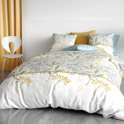 Atelier Du Coton Housse de couette 240x220 AGIL + 2 taies coton 57 fils