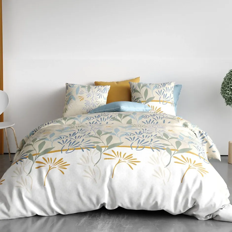 Atelier Du Coton Housse de couette 240x220 AGIL + 2 taies coton 57 fils