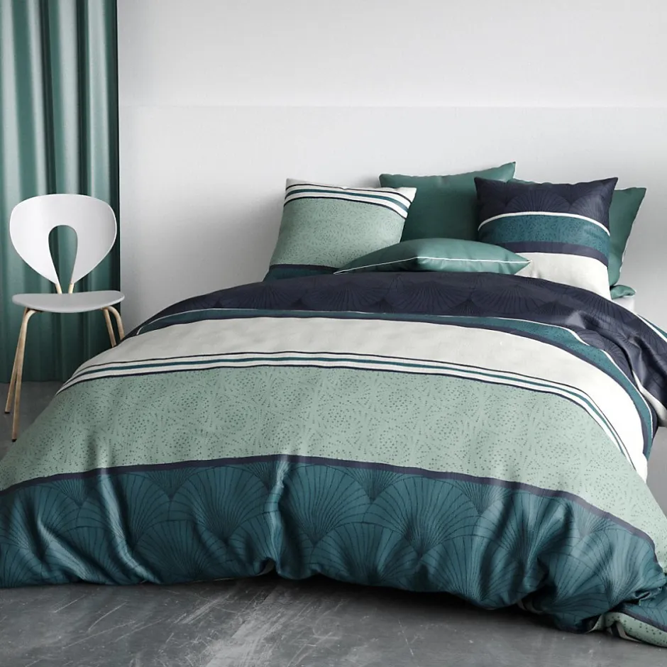 Atelier Du Coton Housse de couette 260x240 ANTIKA + 2 taies coton 57 fils Outlet