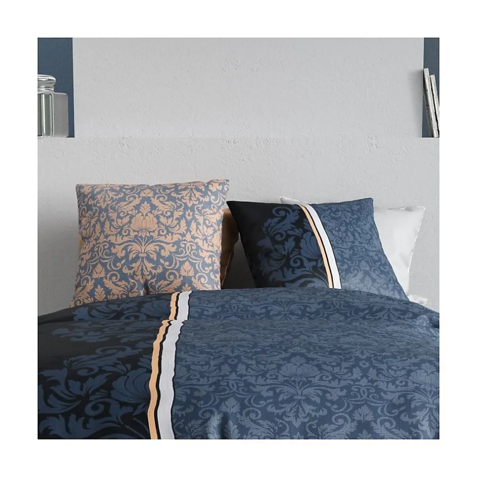 Atelier Du Coton Housse de couette 260x240 ARABESQUE + 2 taies coton 57 fils