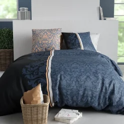 Atelier Du Coton Housse de couette 240x220 ARABESQUE + 2 taies coton 57 fils