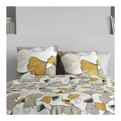 Atelier Du Coton Housse de couette 240x220 AROM + 2 taies coton 57 fils Sale