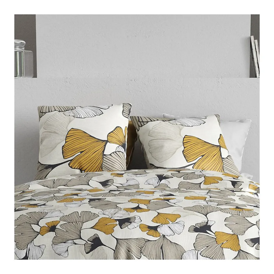 Atelier Du Coton Housse de couette 240x220 AROM + 2 taies coton 57 fils Sale