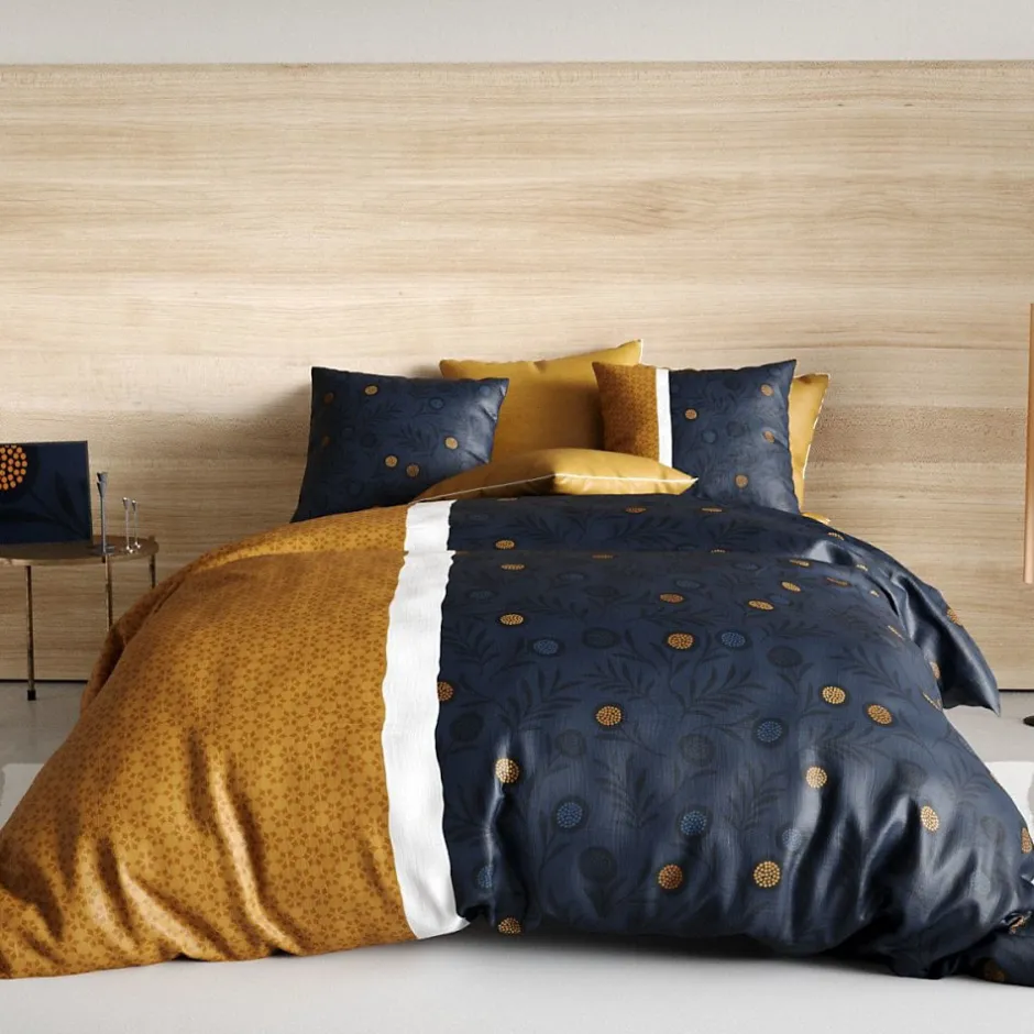 Atelier Du Coton Housse de couette 240x220 BEL OR + 2 taies coton 57 fils Sale