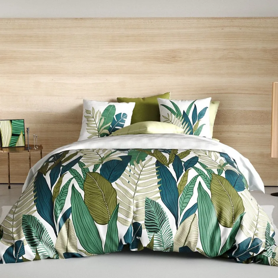 Atelier Du Coton Housse de couette 240x260 Beleme + 2 taies coton 57 fils
