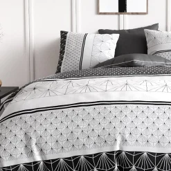 Atelier Du Coton Housse de couette 240x220 Casta + 2 taies coton 57 fils