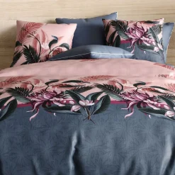 Housse De Rêve Housse de couette 240x260 cm + 2 taies d'oreiller 63x63 cm coton flora Online