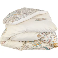 Linnea Housse de couette 200x200 cm coton OKY écru Naturel New