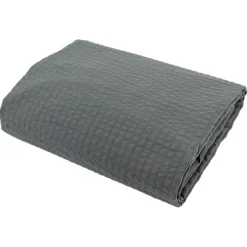 Linnea Housse de couette 140x200 cm coton POPPY gris plomb Hot