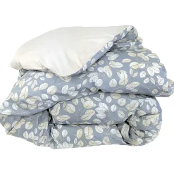 Linnea Housse de couette 280x240 cm en percale coton LISON gris Outlet