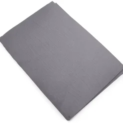 Linnea Housse de couette 260x240 cm mousseline de coton MILOS gris cendre Clearance