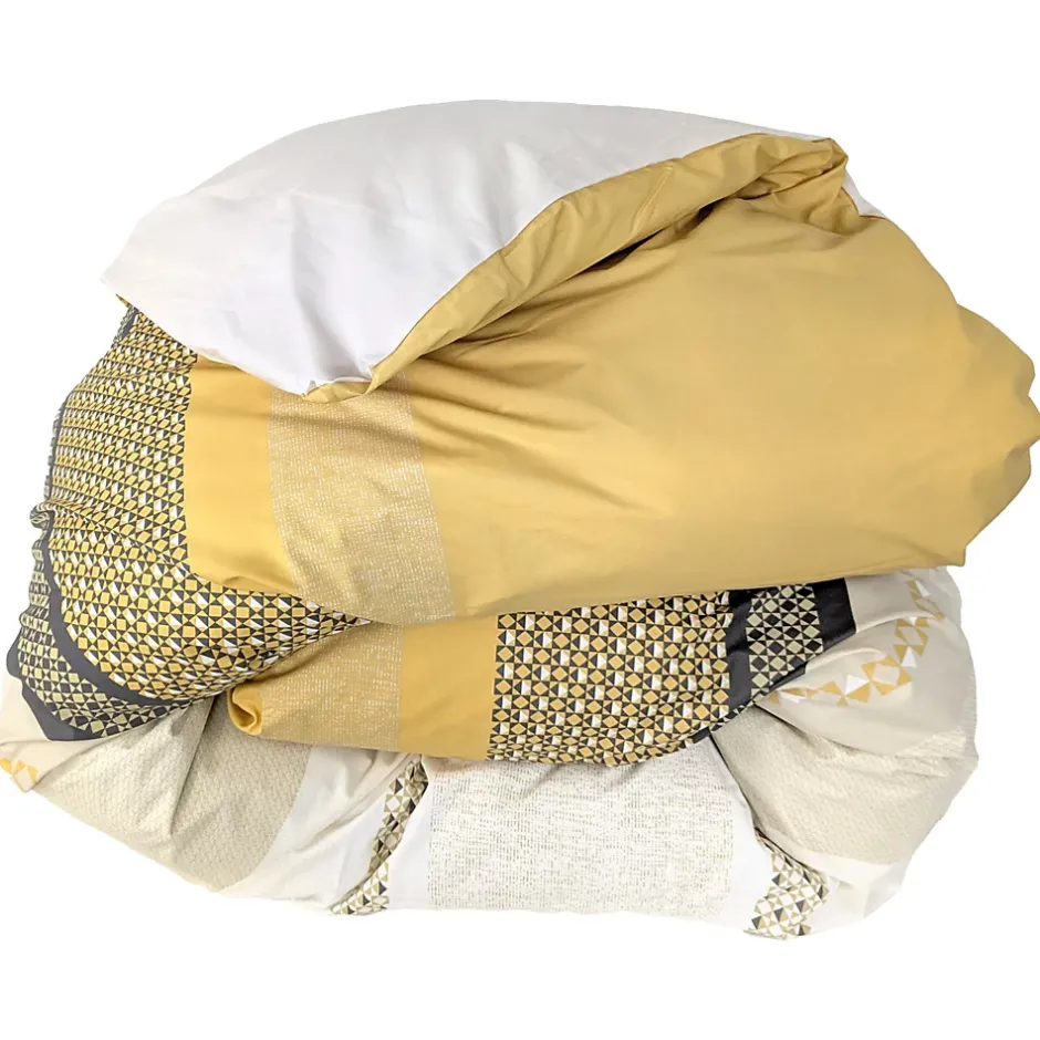 Linnea Housse de couette 240x220 cm percale coton MARLOW Miel Hot