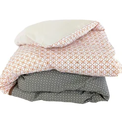 Linnea Housse de couette 280x240 cm percale coton GABIN marron Online
