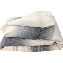 Linnea Housse de couette 240x220 cm percale coton ESTEBAN Beige