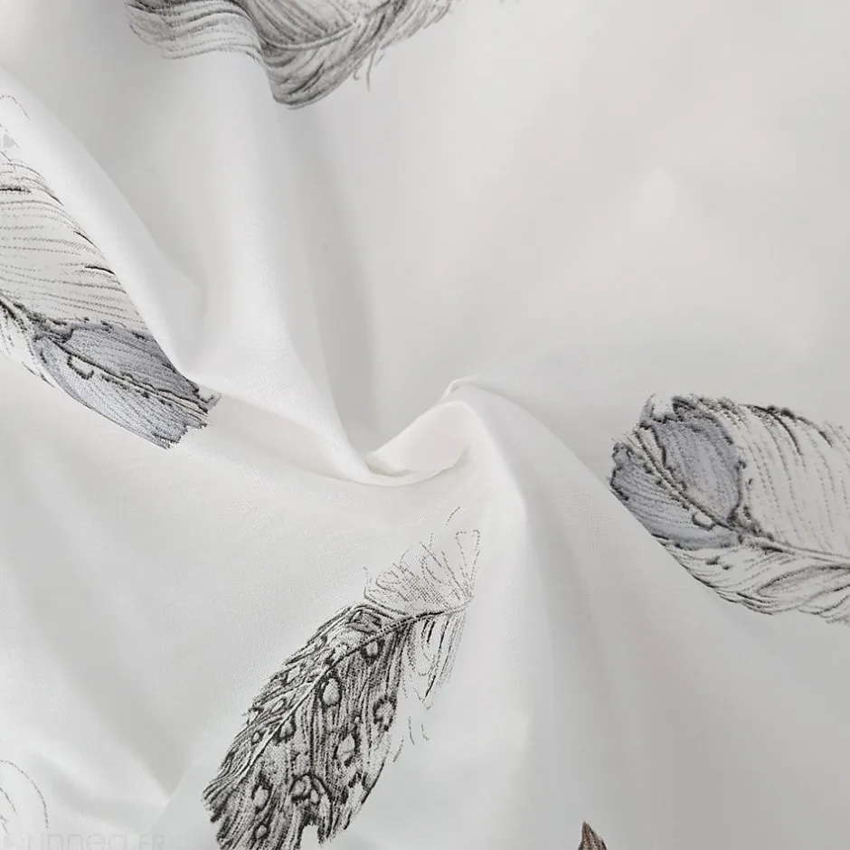 Linnea Housse de couette 260x240 cm Percale pur coton PLUMES