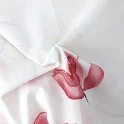 Linnea Housse de couette 280x240 cm percale coton ELISA Rose Outlet