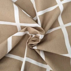 Linnea Housse de couette 200x200 cm percale coton DDM MAX Beige