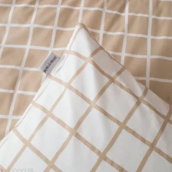 Linnea Housse de couette 200x200 cm percale coton DDM MAX Beige