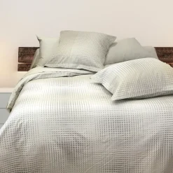 Linnea Housse de couette 240x220 cm Satin de coton CONCORDE Gris clair Outlet