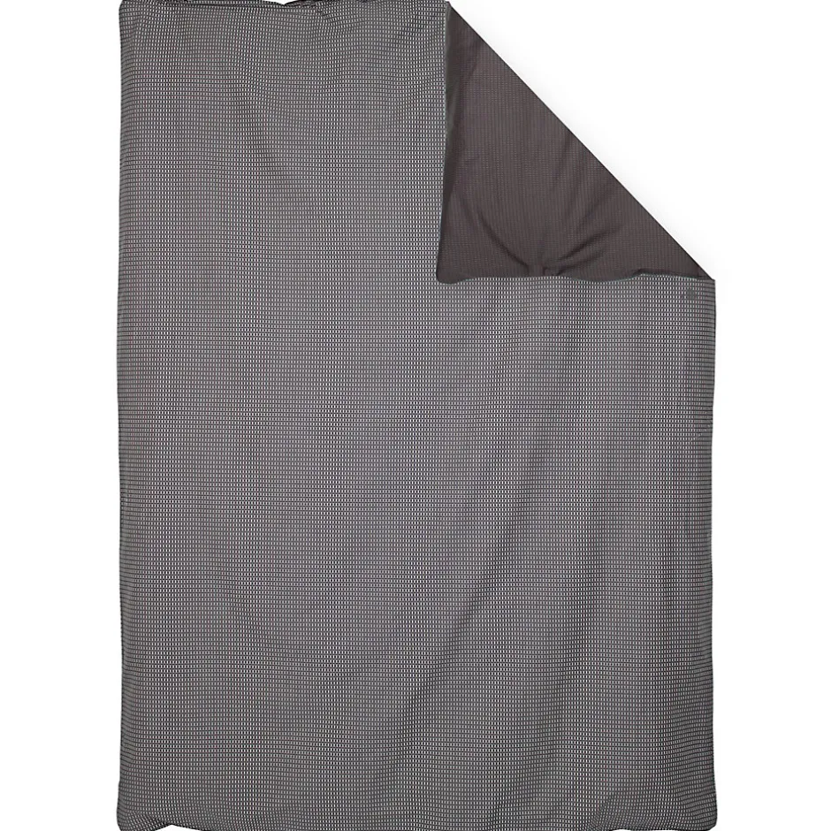 Linnea Housse de couette 140x200 cm satin de coton ENZO noir Clearance