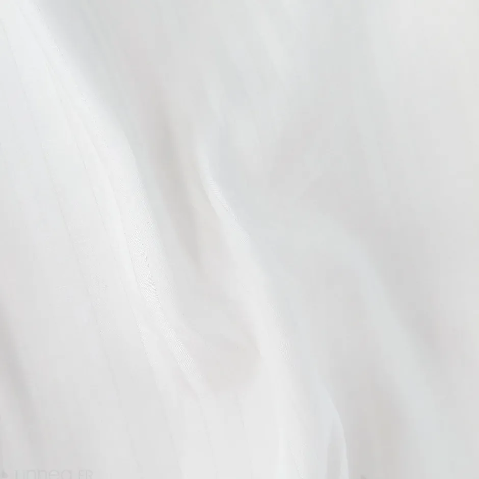 Linnea Housse de couette 140x200 cm satin de coton GRAND HÔTEL blanc