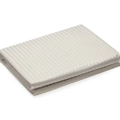 Linnea Housse de couette 280x240 cm satin CONCERTO rayures beige Lin Online