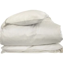 Linnea Housse de couette 200x200 cm satin de coton GRAND HÔTEL sable