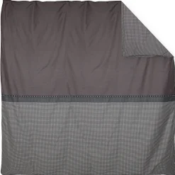 Linnea Housse de couette 300x240 cm satin de coton ENZO noir