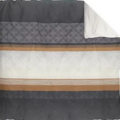 Linnea Housse de couette 200x200 cm satin de coton TIAGO noir