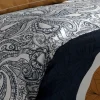 Atelier Du Coton Housse de couette 260x240 Dakota + 2 taies coton 57 fils Discount