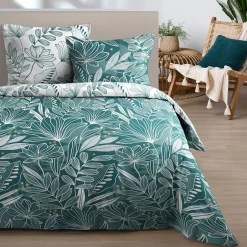 STOF Housse de couette 240x220 DOUALA + 2 taies coton 57 fils