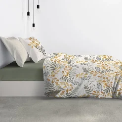 Atelier Du Coton Housse de couette 260x240 Eloa + 2 taies coton bio 57 fils Clearance