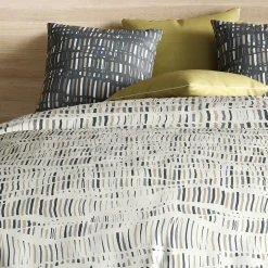 Atelier Du Coton Housse de couette 260x240 Flava + 2 taies coton 57 fils