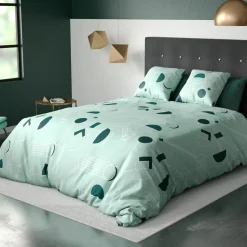 Atelier Du Coton Housse de couette 240x220 HAWAK + 2 taies microfibre Sale