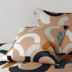 Atelier Du Coton Housse de couette 260x240 IGOR + 2 taies coton 57 fils