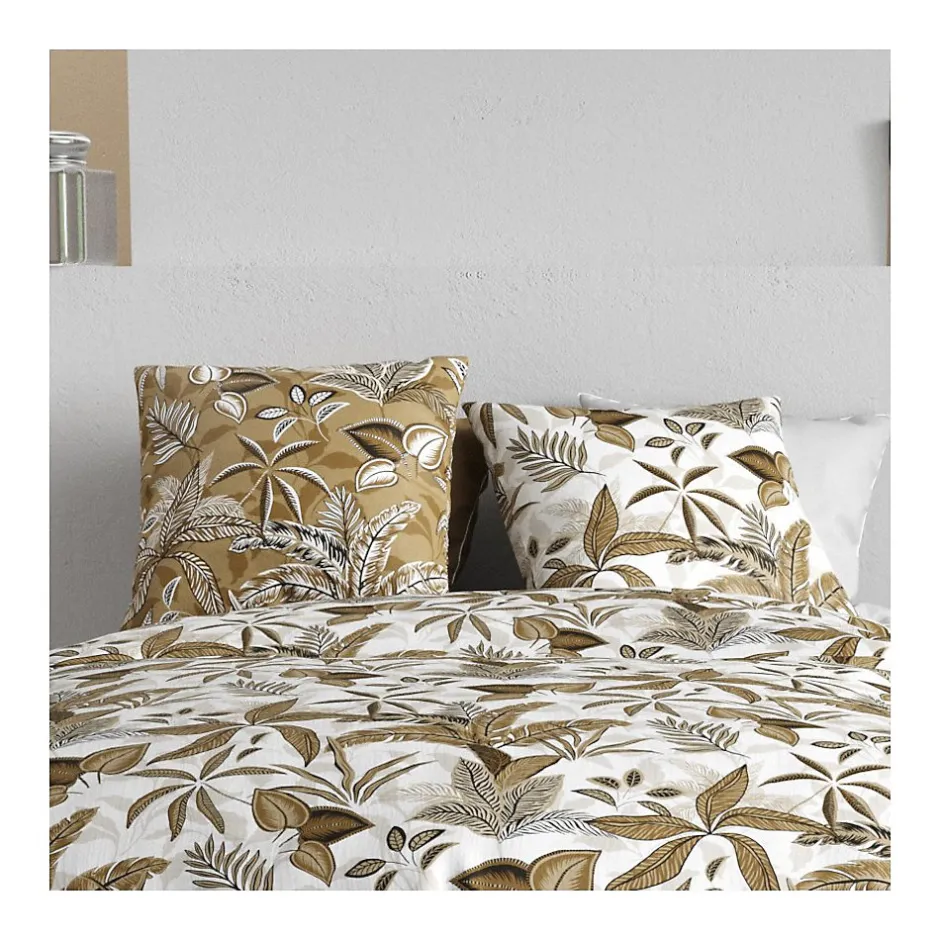 Atelier Du Coton Housse de couette 260x240 KAHONI + 2 taies coton 57 fils Hot