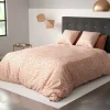 Atelier Du Coton Housse de couette 240x220 LANTANA + 2 taies microfibre Hot