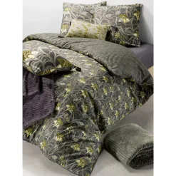 Atelier Du Coton Housse de couette 260x240 Liana + 2 taies coton 57 fils